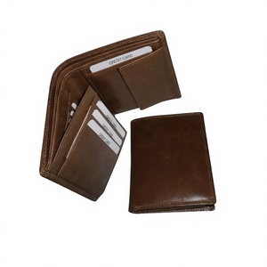 Cartera de Negocios para Hombre de Cuero Genuino de Vaca Pulido Hecho a Mano en India con Decoración de Letras Bordadas de BS INTERNATIONAL Directamente de la India - Product Image 3