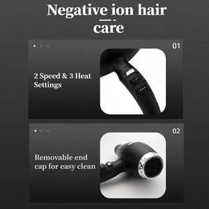 Asciugacapelli Elettrico Professionale 1900-2300W <span class=keywords><strong>per</strong></span> <span class=keywords><strong>Capelli</strong></span> Secchi e <span class=keywords><strong>Crespi</strong></span>, Ideale <span class=keywords><strong>per</strong></span> Viaggi e Saloni, Asciugatura Rapida - Product Image 3