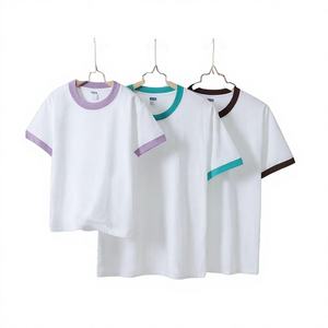 Camiseta Unisex Familiar 100% Algodón Ecológica, Colores Contrastantes, 210 Gramos, Tejido de Punto, Estilo Casual, Patchwork, Personalizable - Product Image 1