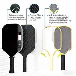 Новая ракетка для пиклбола Ben Jhons Pro IV 2026, 16 мм/14 мм, с технологией TFP Foam Core Shockproof и карбоновым волокном Toray T700 (4-е поколение) - Product Image 4