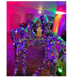 Costume de danse miroir Street Performance DJ Club Party Discothèque Dancer Costume Costume Miroir de haute qualité pour hommes - Product Image 2