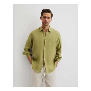 Chemise élégante à manches longues pour homme, conçue pour les journées de travail professionnelles, les soirées décontractées et les besoins vestimentaires quotidiens élégants. - Product Image 4