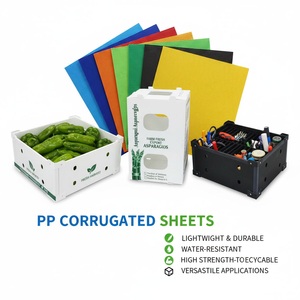 Plaques en plastique ondulé PP ignifuges |   Panneau de protection pour sol et mur de 2 mm à 8 mm |   Plaques creuses ignifuges 4x8 pieds - Product Image 5