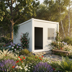 <span class=keywords><strong>Casa</strong></span> Contenedor Cúbica Moderna y Minimalista con Ventanas, Casas Prefabricadas de 3 Habitaciones, Casas Modulares Prefabricadas - Product Image 1