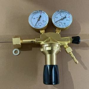 เกจวัดไนโตรเจนทองแดงแท้แบบยุโรป พร้อมตัวปรับแรงดันคาร์บอนไดออกไซด์ W24.32 เกจวัดโพรเพน ออกซิเจน อะเซทิลีน - Product Image 1