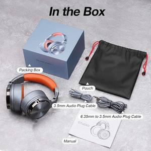 <span class=keywords><strong>Casque</strong></span> <span class=keywords><strong>filaire</strong></span> supra-auriculaire haute résolution pour monitoring et mixage en studio, isolation phonique HiFi avec micro, câble 3,5 mm de 3 m – Meilleures ventes - Product Image 6