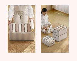 Caja de Almacenamiento para Cocina, Mueble Otomano para el Hogar, Bolsa de Almacenamiento de Estilo Moderno, Caja de Almacenamiento de Tela, Taburete Otomano para Comedor - Product Image 3
