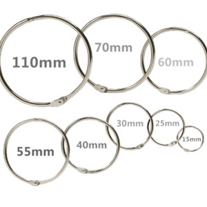 Fashionable high-quality nickle binder metal book clip ring