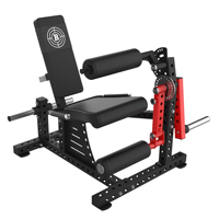 Équipement de musculation, équipement de fitness multifonctionnel, machine à étirements et flexions des jambes assis