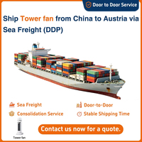 Ventilateurs sur pied : Agent maritime de Chine vers l'Autriche, DDP porte-à-porte, transitaire le plus rentable, logistique économique
