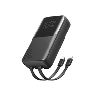 Banque d'alimentation portable Joyroom 10000mah 20000mah 30W à charge rapide avec câble intégré