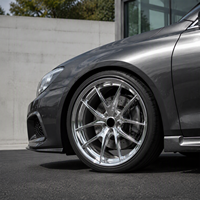 Jantes en alliage forgées PWC en carbone noir à rayons multiples et à déport profond, personnalisées OEM ODM, vente en gros pour ateliers de tuning et distributeurs