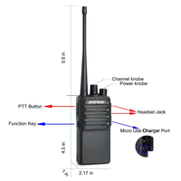 Radio HT Baofeng C5 UHF 400-480MHz, Walkie Talkie Portabel