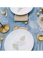 Nappe en velours bleu classique et confortable, douce pour la peau, idéale pour la Saint-Valentin, les mariages et la décoration intérieure