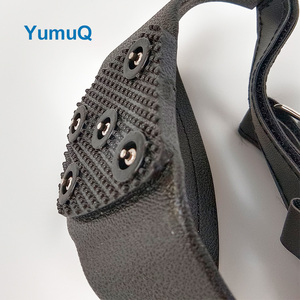 YumuQ 5 dents <span class=keywords><strong>Glacier</strong></span> Reflection Anti-dérapant TPE Camping Hiver Glace Crampons Spike Sécurité Snow Grip Chaussures - Product Image 4