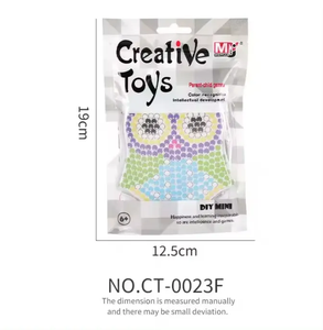 Jouets éducatifs préscolaires bon marché pour enfants Diy Mini <span class=keywords><strong>Hama</strong></span> Beads Pegboard Set 5mm Perler Beads Wholesales - Product Image 6