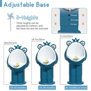 Urinoir d'apprentissage pour garçons, urinoir mural pour tout-petits avec cible de tir amusante - Product Image 2