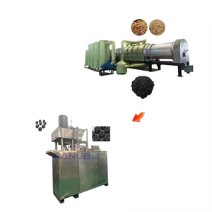 Ligne de carbonisation et de formage pour la fabrication de charbon de bois de barbecue, de charbon de bois pour l'eau et le tabac, vente directe usine - Product Image 1