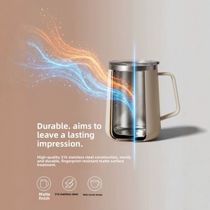 2026 New Stylish 304 Stainless Steel <b>Insulated</b> <b>Mug</b> with 6-12 Hours Thermal Insulation Big Belly Design Portable Home Office Gift - Product Image 3