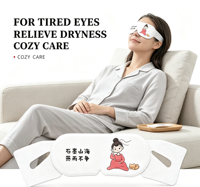 Masques oculaires chauffants en graphène en gros, patchs oculaires brevetés pour la protection des pupilles et la circulation oculaire, soulagement de la fatigue, OEM/ODM
