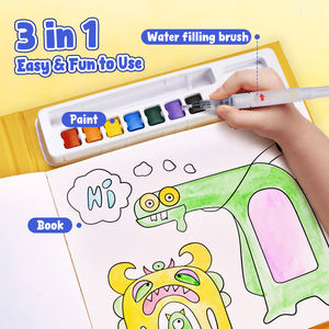Libro de Pintura de Acuarelas Portátil Joycat, Libro para Colorear con Pincel, <span class=keywords><strong>Monstruos</strong></span>, Diversión Creativa para Preescolar y Educación en el Hogar - Product Image 4