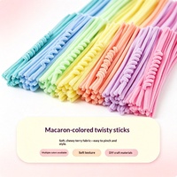 Lot de 100 brosses en polyester multicolores de 6 mm pour nettoyage de tuyaux, bâtonnets de 30 cm, bandes de fil de différentes couleurs