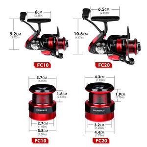 Mulinello da Pesca Spinning Economico all'Ingrosso, 3+1 Cuscinetti, Frizione Max 8kg, Rapporto 5.2:1 - Product Image 4