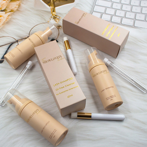 Shampoo per ciglia 60 120ml di ciglia trasparenti Kit di Shampoo bottiglie di panna montata detergente per ciglia - Product Image 3