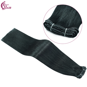 Extensiones de Cabello Humano FH Invisible Hole Butterfly Weft, Color Negro Intenso, Remy Genius Xo Hole Weft, Doble Trama - Product Image 1