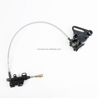 Pièces de moto tout-terrain 110cc 125cc 140cc CRF XR, ensemble de frein arrière, maître-cylindre supérieur et inférieur, étrier de frein 15MM