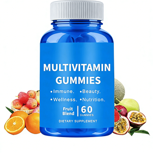 Multivitamine Gummies voor Volwassenen, Vitaminen & Mineralen, Ondersteuning van het Immuunsysteem met Vitamine A, C, D, <span class=keywords><strong>B12</strong></span>, Zink & Energiemanagement - Product Image 1