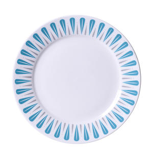 セラミックプレート8 "9" 10 "食器セットホテルレストランウェディングホワイトグレーズ磁器皿カスタムロゴ - Product Image 1