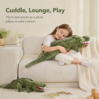 Modèle de reptile réaliste en peluche, jouet animal en tissu peluche court de haute qualité, animaux en peluche pour fête sur le thème du zoo