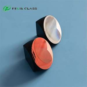 Prisme d'angle FELIX en verre BK7, diamètre 25,4 mm, hauteur 19 mm, revêtement cuivre + peinture noire, précision 5/8 po, pour levés topographiques - Product Image 6