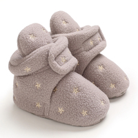 Dropshipping Shopify Fulfillment Agent 2025 hiver nouveau-né doux thermique dessin animé imprimé bébé bottes de neige pour les tout-petits