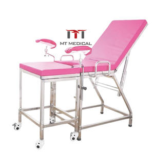 Cama de Exploración Ginecológica Manual Hochey, Silla de Exploración Simple para Hospital, Mesa de Obstetricia Plegable Médica - Product Image 4