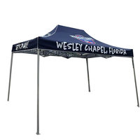 Tente d'extérieur en aluminium avec logo pour événements, promotion de salons professionnels, chapiteau 3x3, stand publicitaire pop-up, impression personnalisée, tente à auvent 10x10