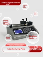 Pompe à seringue de haute précision, pompe de micro-injection/infusion de laboratoire pour l'électrofilage et la recherche, programmable avec écran tactile