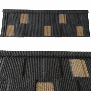 Tuile de toiture en métal revêtue de pierre, design shingle, option bicolore, différentes épaisseurs, longue durée de vie, résistante aux intempéries - Product Image 6