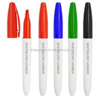 Spidol Papan Tulis Magnetik Plastik Murah untuk Penggunaan Kantor Sekolah, dengan Tinta Penghapus Kering dan 4 Warna Standar