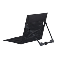 Chaise de camping portable pliante en alliage d'aluminium pour extérieur, avec coussin inclinable et support, idéale pour la plage et le stade – Offre spéciale