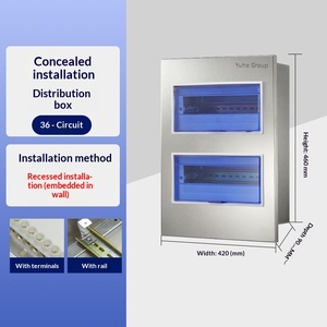 36-45 Way Concealed Stainless Steel Row Box for Strong Current Lighting Household Power Distribution Equipment Distribution box - Product Image 1