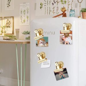 <span class=keywords><strong>Clip</strong></span> Magnético Resistente Color Dorado para Refrigerador, Pizarra Blanca - Product Image 6