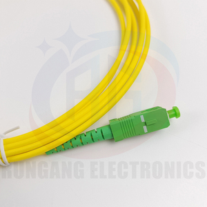 Rg sợi quang vá dây màu vàng Pigtail SC/APC g652d duy nhất chế độ LSZH 1m Simplex gyty53 1 + 5 cáp thông tin liên lạc - Product Image 3