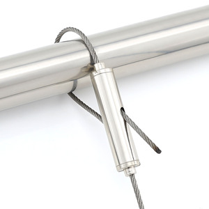 Pince à câble en aluminium réglable 2 voies OEM pour systèmes de suspension de luminaires et présentoirs suspendus au plafond - Product Image 1