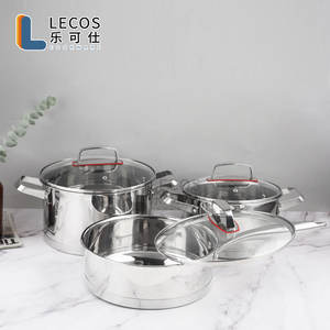 LECOS Fabricant OEM Accessoires <span class=keywords><strong>de</strong></span> cuisine classiques et élégants pour marmites à soupe Sautées à induction Compatible <span class=keywords><strong>Royal</strong></span> <span class=keywords><strong>Prestige</strong></span> Batterie <span class=keywords><strong>de</strong></span> cuisine - Product Image 4