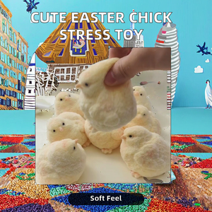 Hot Sale Cute Easter Chick a Squeezable TPR Stress Relieve <strong>Toy</strong> for Kids Aged 5 to 7 Years <strong>Squishy</strong> <strong>Toy</strong> for Kids Kneading Music - Product Image 2