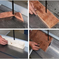 Scie à bois CNC robuste JX Scie à bande verticale Scie commerciale à coupe de bûches pour le bois
