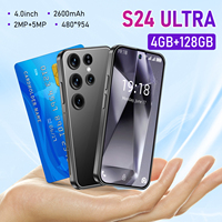 Teléfono S24 Mini 5G Desbloqueado, Pantalla OLED de 4 Pulgadas y 90 Hz, Deca Core, Android 14, Certificado por FCC y CE, IMEI Certificado, 16 GB, 1 TB, Cámara de 5 MP, Carga Rápida de 2500-2999 mAh