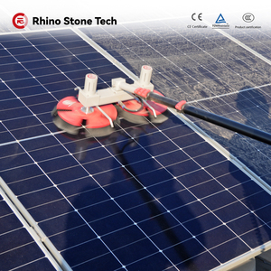 Cepillo Limpiador de Paneles Solares con Diseño de Doble Cabezal Paralelo y Alimentación por Batería, Herramienta para Limpieza de Superficies Fotovoltaicas - Product Image 2